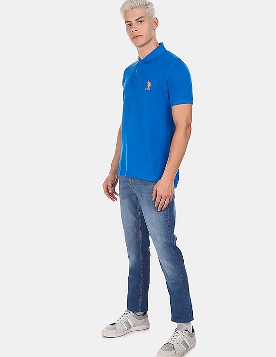 U.S. Polo Assn. Standard Fit Pique Polo Shirt