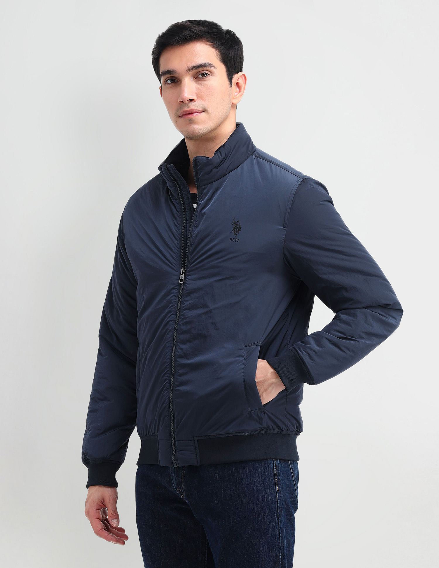 U.S. Polo Assn. Denim Co. Solid Regular Fit Jacket