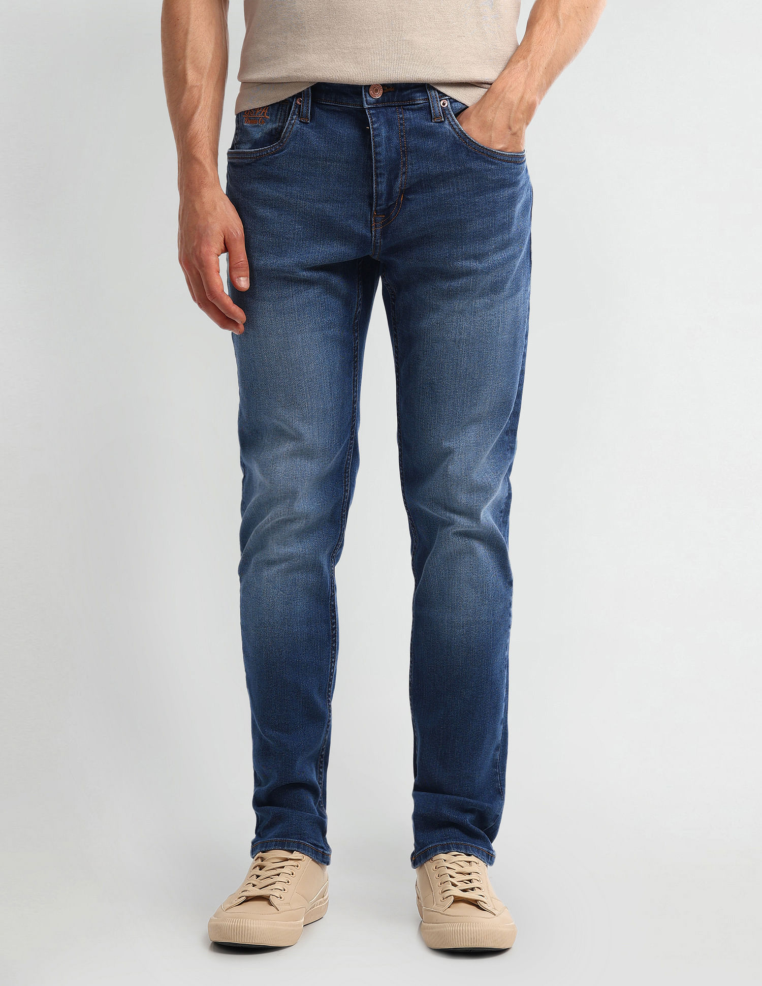 U.S. Polo Assn. Denim Co. Brandon Slim Fit Blue Jeans