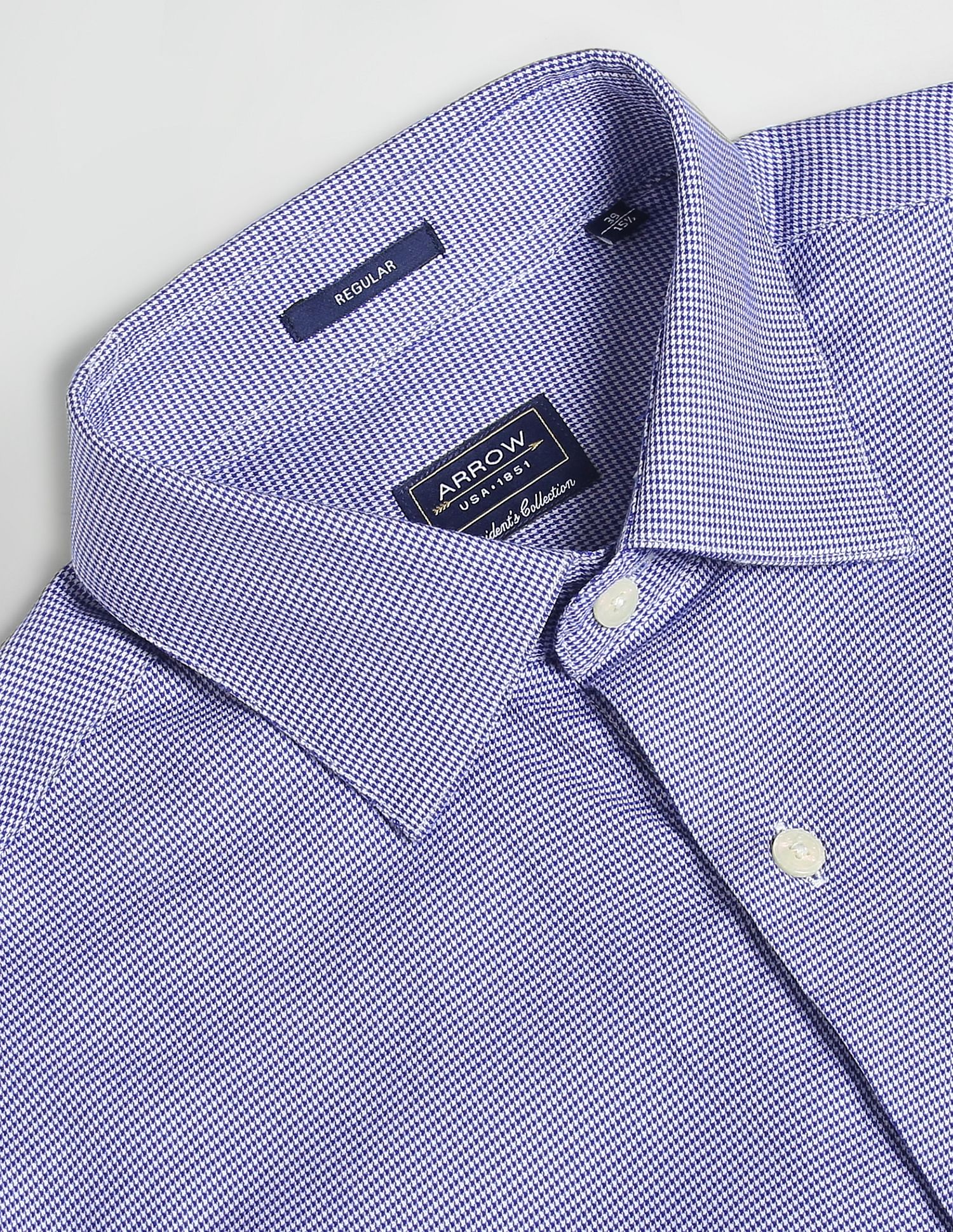 Arrow Houndstooth Regular Fit Shirt