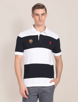 Buy U.S. Polo Assn. Rugby Stripe Polo Shirt - NNNOW.com