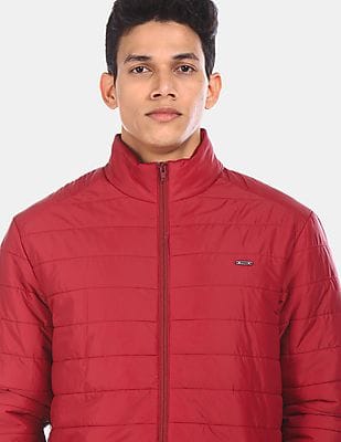 red colour half jacket