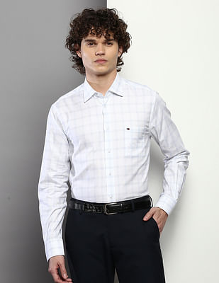 Tommy Hilfiger Outline Check Dobby Casual Shirt