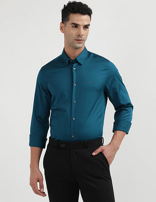 Tommy Hilfiger Sateen Slim Fit Shirt