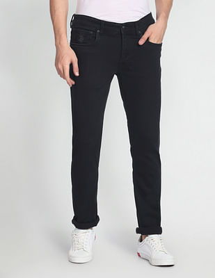 U S Polo Assn Denim Co Brandon Slim Tapered Fit Black Jeans