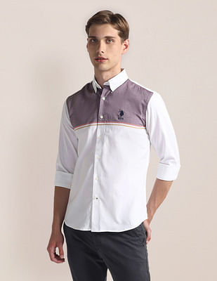 U S Polo Assn Tailored Fit Oxford Shirt