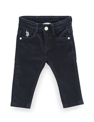 U S Polo Assn Kids Girls Mid Rise Rinsed Jeans