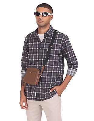 U S Polo Assn Tailored Fit Check Casual Shirt