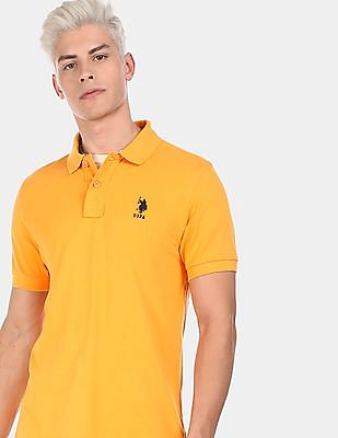 U S Polo Assn Standard Fit Pique Polo Shirt