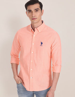 U S Polo Assn Button Down Collar Premium Cotton Shirt