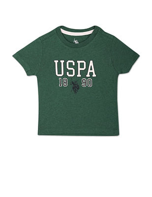 U S Polo Assn Kids Boys Iconic Brand Print T-Shirt