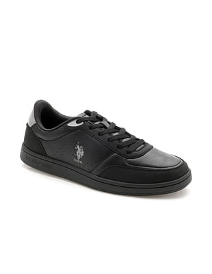 U S Polo Assn Men Bram Black All Day Sneakers