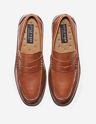 Buy Cole Haan Men Brown Hamlin Traveler Penny Loafer - NNNOW.com display picture 3