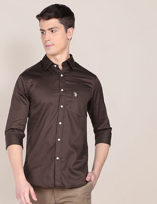 U S Polo Assn Evening Satin Shirt