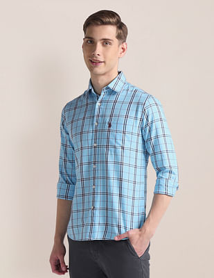 U S Polo Assn Tartan Check Tailored Fit Shirt