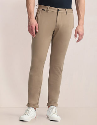 U S Polo Assn Slim Straight Knit Chinos