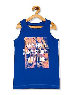 The Childrens Place Boys Graphic Tank Top