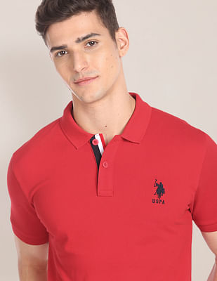 U S Polo Assn Solid Pique Polo Shirt