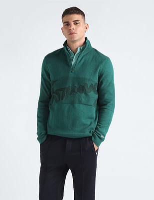 Tommy Hilfiger Half Zip Signature Sweater