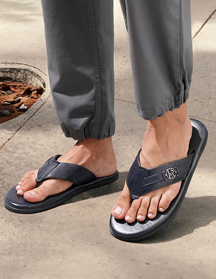 U S Polo Assn Men Broad Strap Abel Flip Flops