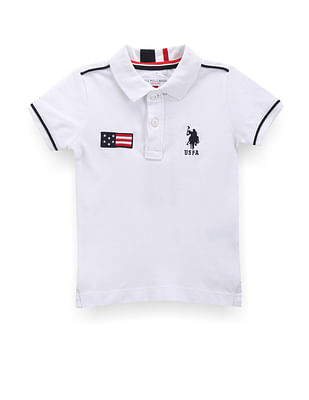 U S Polo Assn Kids Boys Pure Cotton Polo Shirt