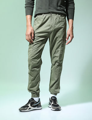 Buy Pepe Jeans Brown Slim Fit Cargo Pants from top Brands at Best Prices  Online in India | Tata CLiQ