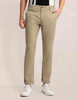 U S Polo Assn Slim Straight Fit Dobby Chinos