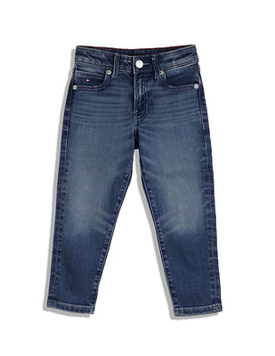 Tommy Hilfiger Kids Boys Straight Fit Jeans