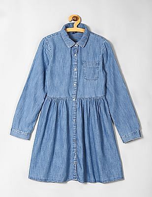 gap denim shirt dress