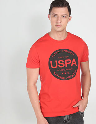 U S Polo Assn Denim Co Circle Logo T-Shirt