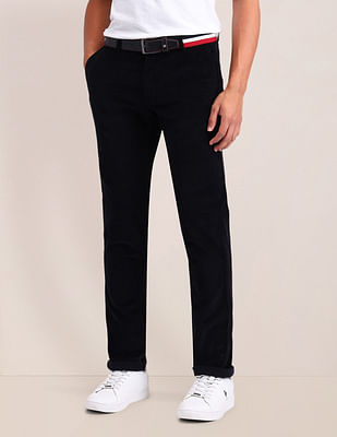 U S Polo Assn Denver Slim Fit Solid Trousers