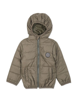 U S Polo Assn Kids Hooded Puffer Jacket