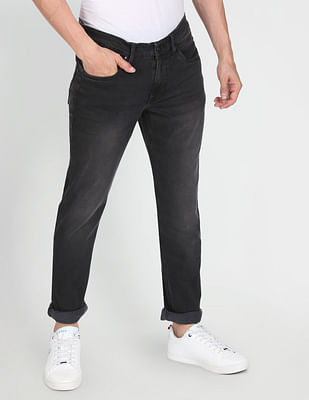 U S Polo Assn Denim Co Brandon Slim Tapered Fit Black Jeans