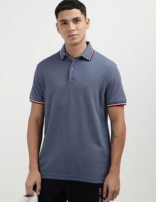 Tommy Hilfiger Short Sleeve Tipped Polo Shirt