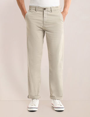 U S Polo Assn Riley Straight Fit Twill Trousers