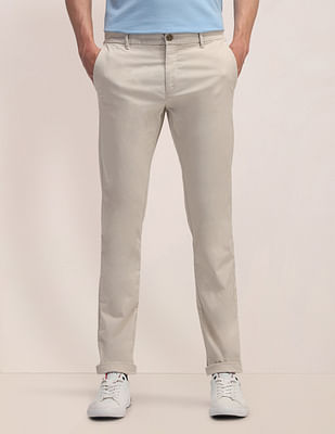 U S Polo Assn Denver Slim Fit Flat Front Trousers