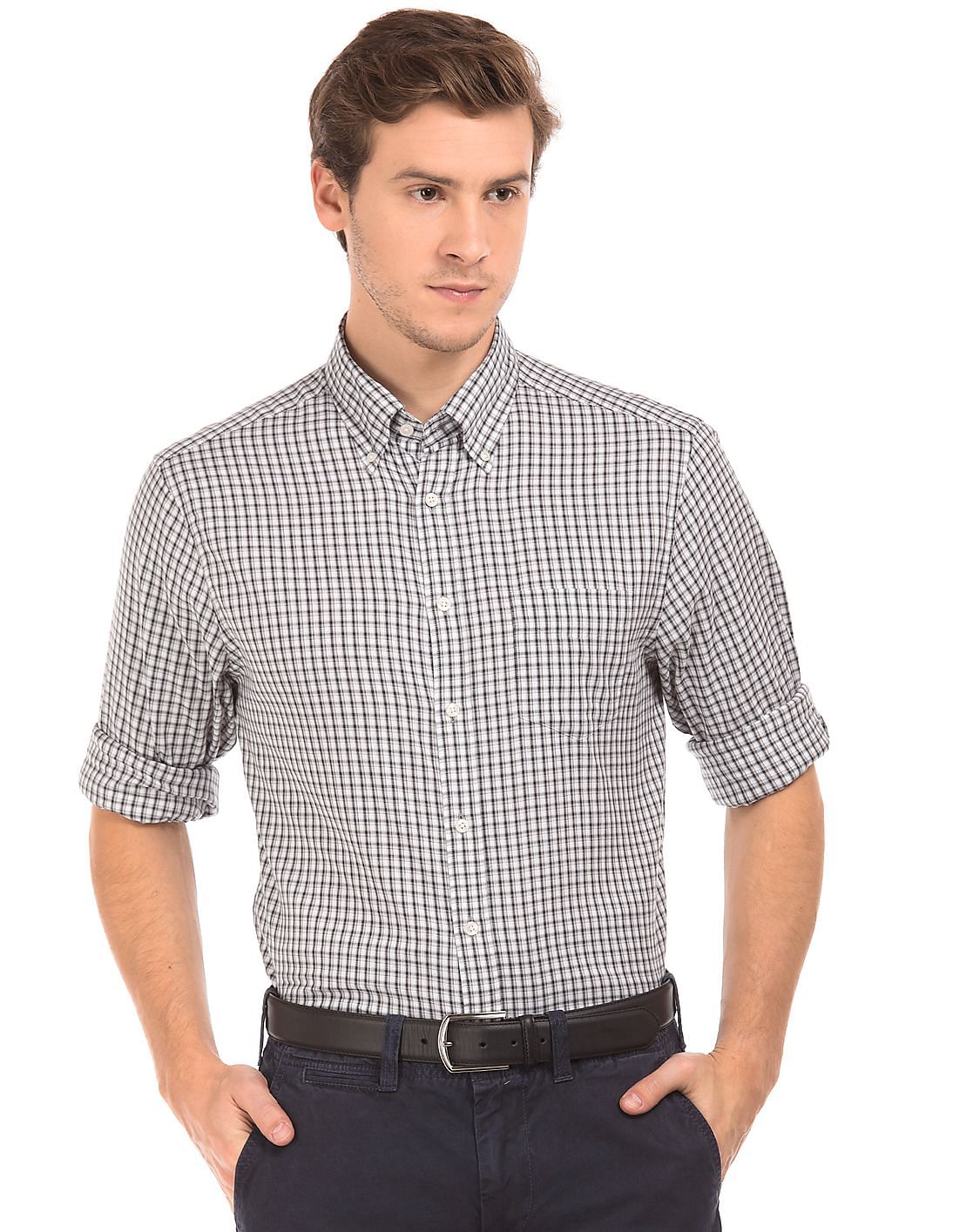 Buy Gant Men Regular Fit Check Shirt - NNNOW.com