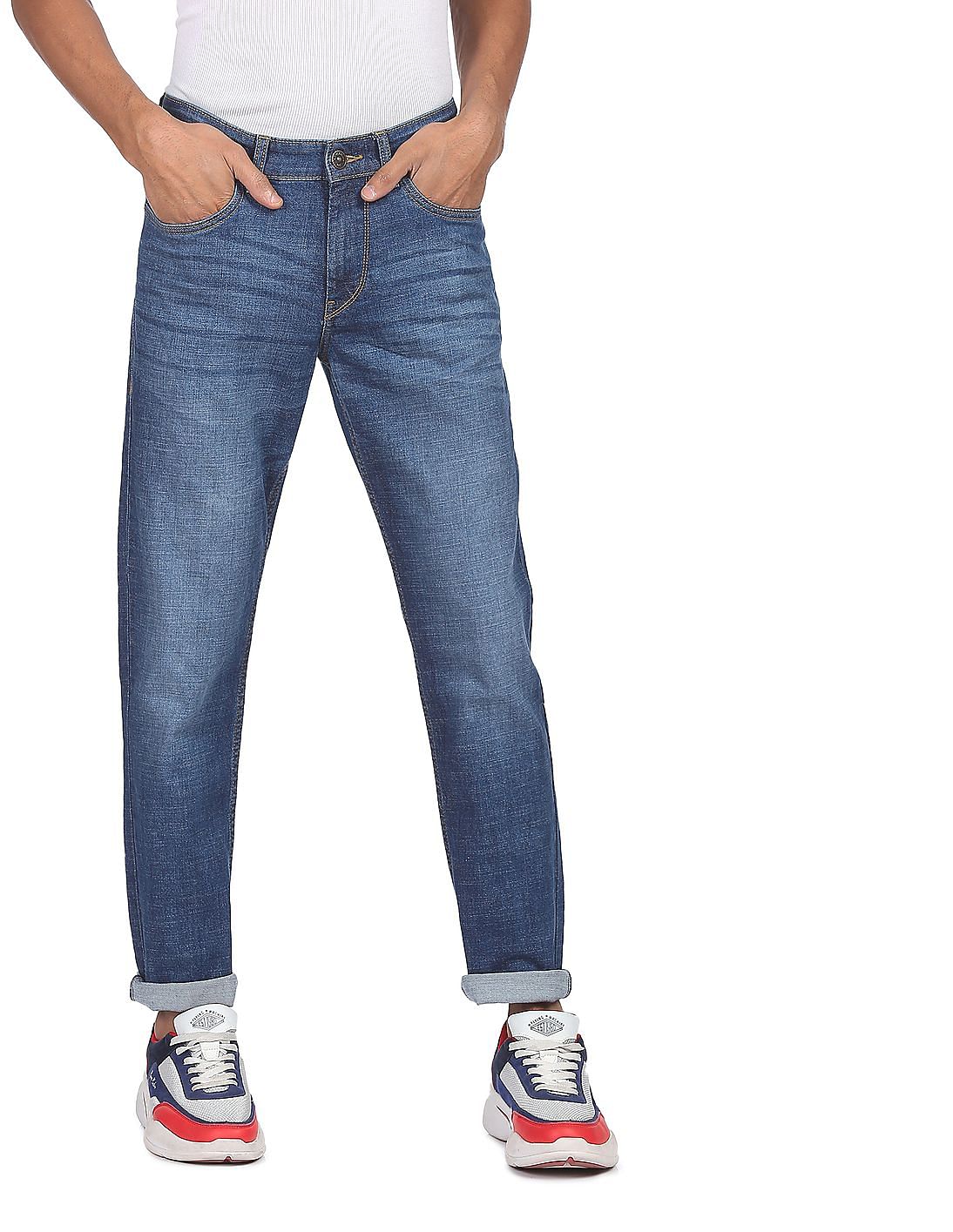 Buy Flying Machine Stone Washed Straight Fit Jeans - NNNOW.com