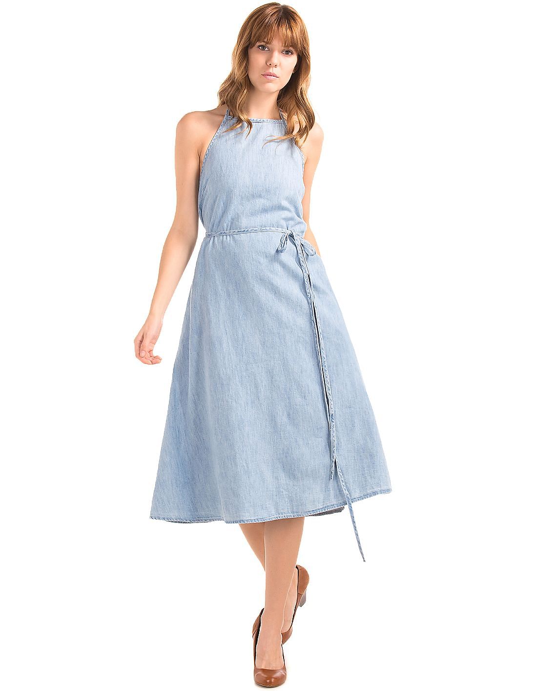gap blue dress