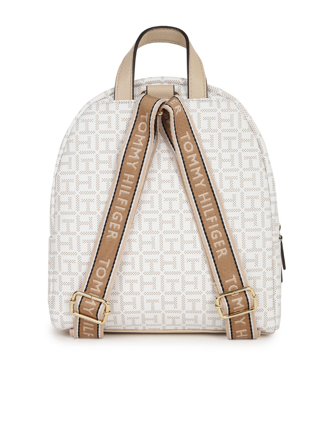 TOMMY HILFIGER stan and white mini backpack, NWT​ Buy Tommy Hilfiger Women Mini Dome Monogram McKenna Backpack  main image 3