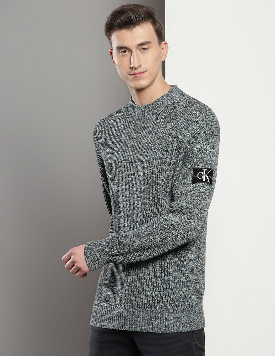 Buy Calvin Klein Mock Neck Relaxed Sweater - NNNOW.com