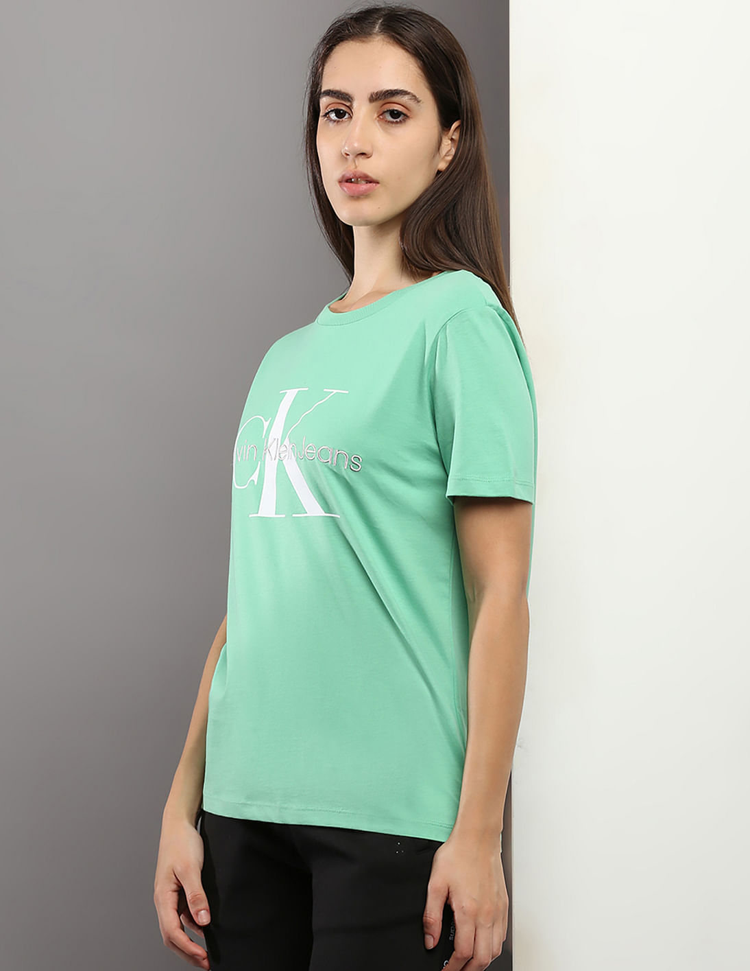 Buy Calvin Klein Jeans Monogram Straight Fit T-Shirt