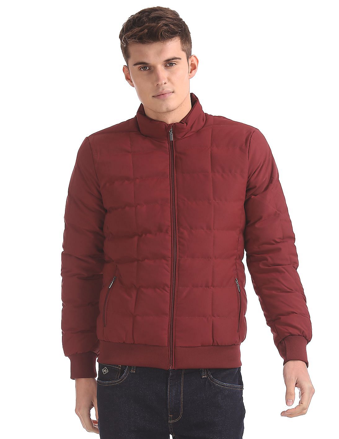 Buy Arrow Sports Quilted Padded Jacket - NNNOW.com
