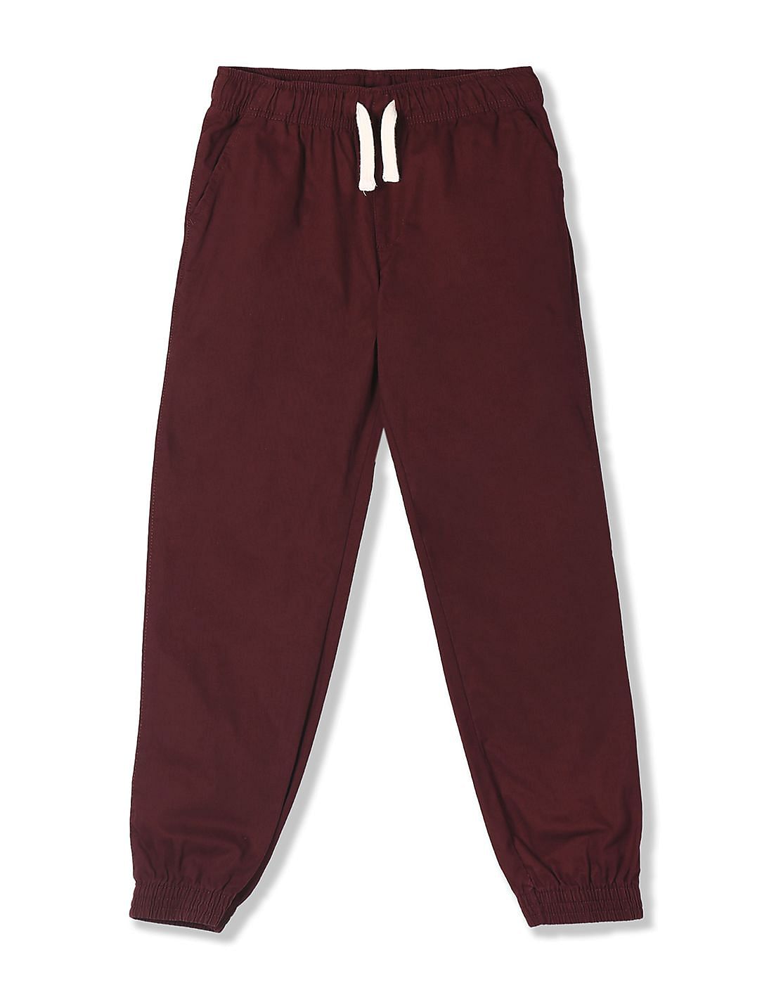 Buy The Children's Place Boys Red Woven Pull On Jogger Pants - NNNOW.com