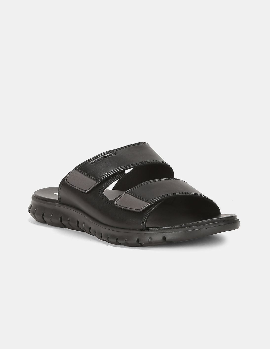 Buy Cole Haan Men Black ZERØGRAND Multi Strap Slide Sandals  display picture 3