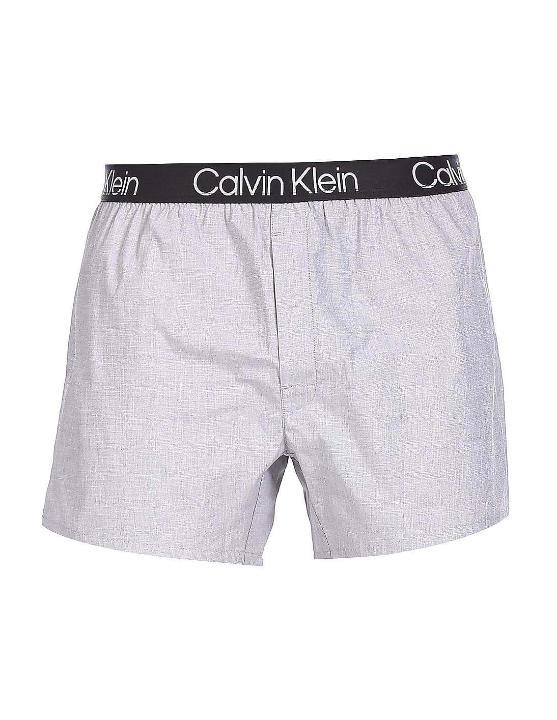 Calvin Klein Boys Gray Black Print 2pc Boxer Brief Size 4/5 6/7 8/10 12/14  16/18