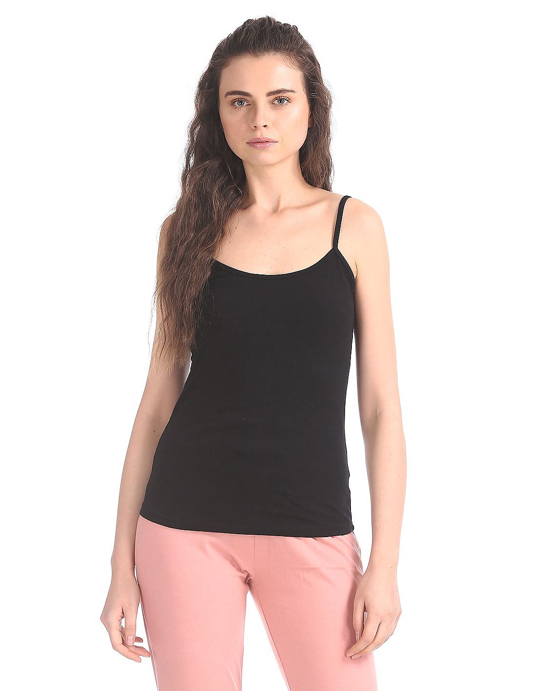 Buy Women Solid Cotton Spandex Camisole online at NNNOW.com