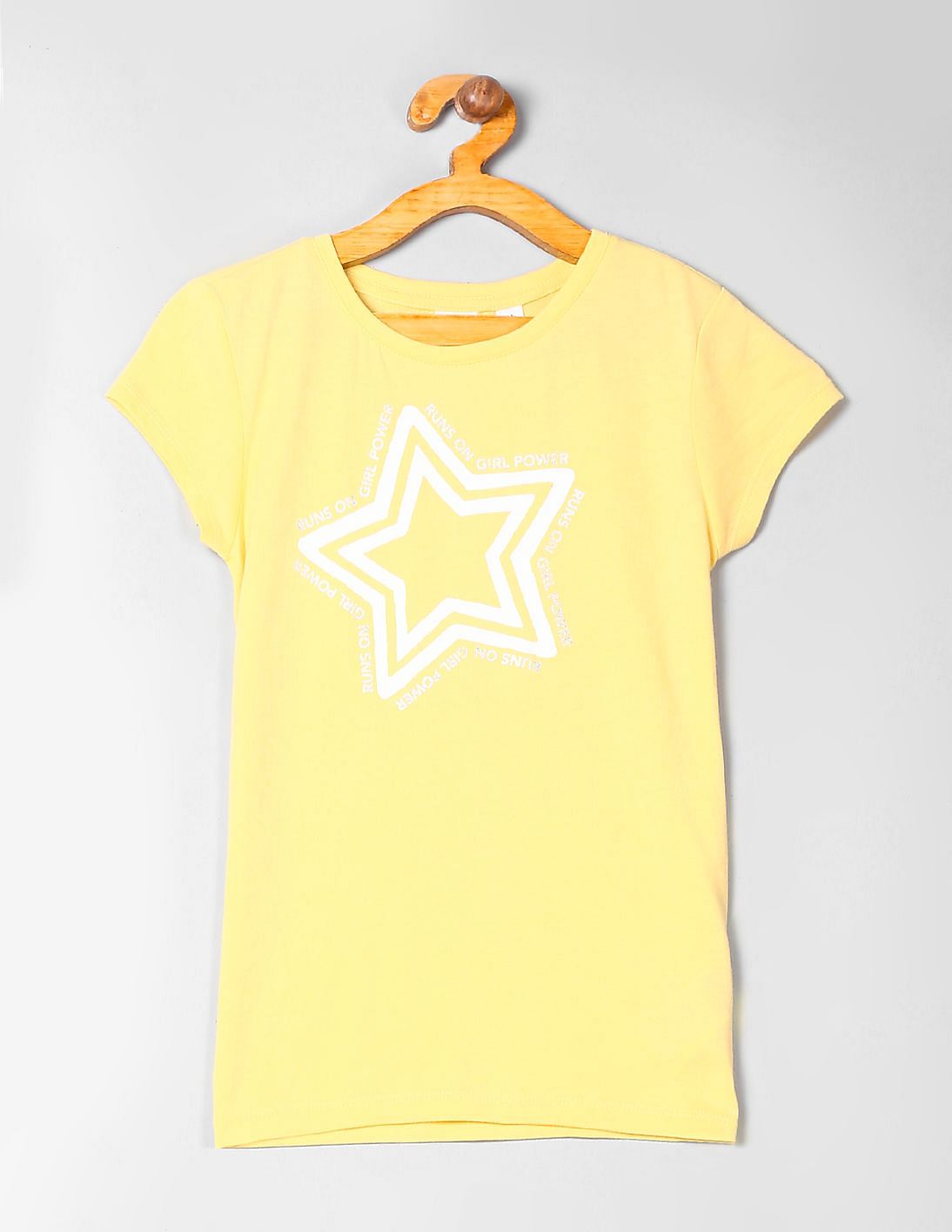 Buy Gap Girls Girls Yellow Graphic Short Sleeve T Shirt Nnnow