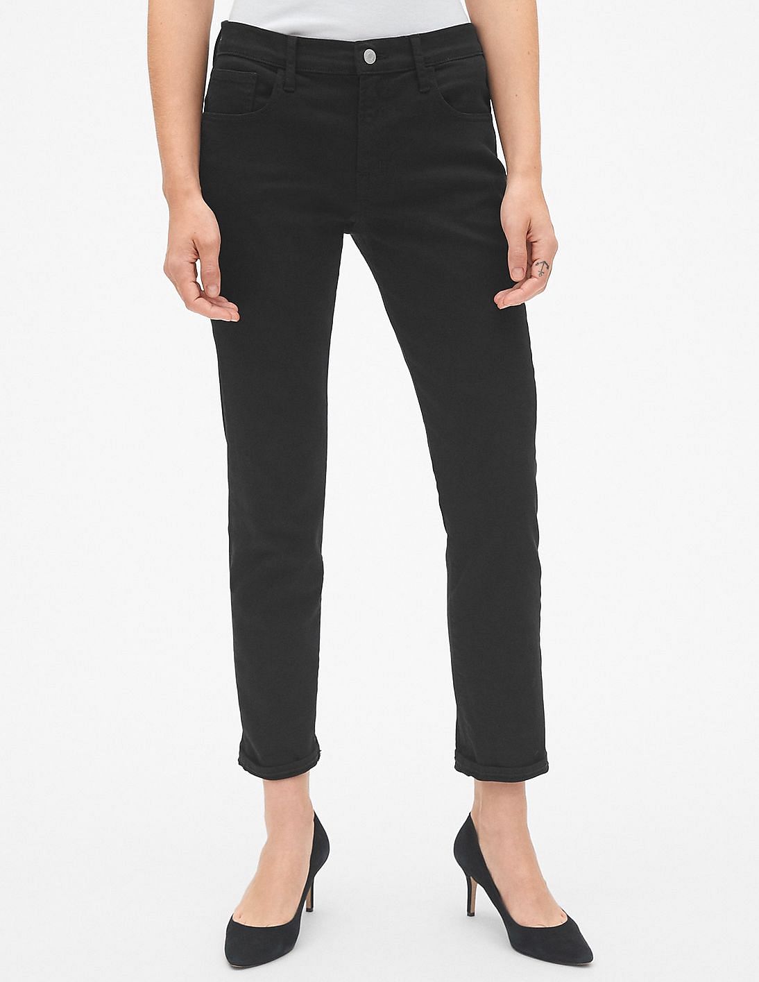 gap best girlfriend jeans black