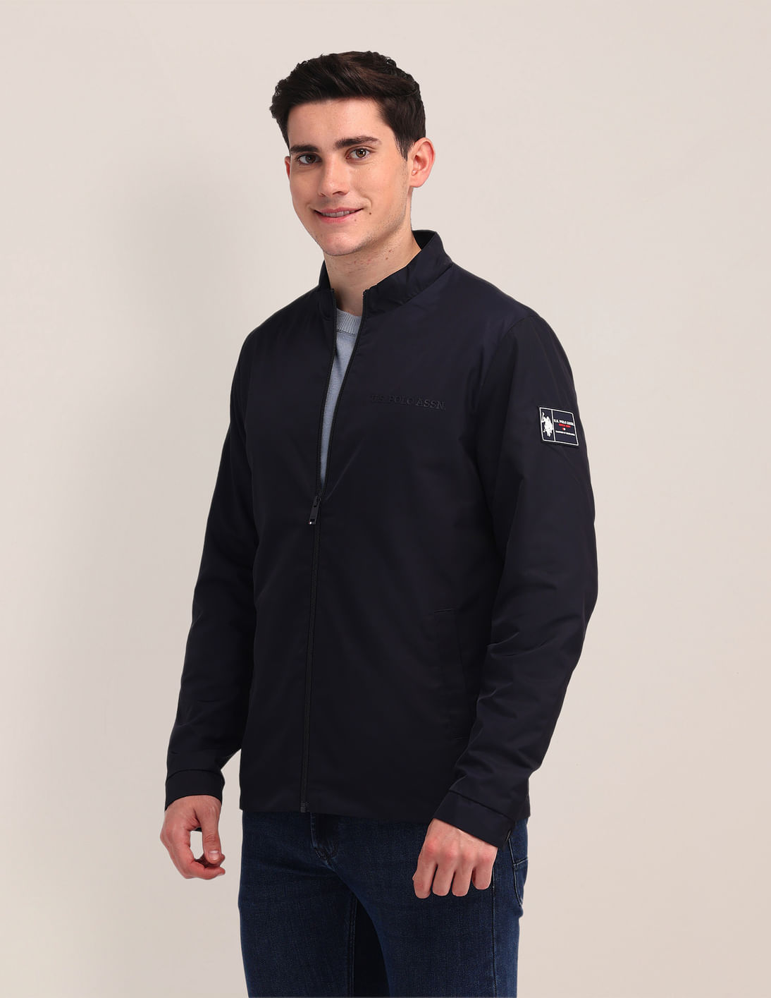 Buy U.S. Polo Assn. USJCKS0654 NAVY Mens Jackets - NNNOW.com